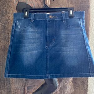 Girls Jean skirt size small.